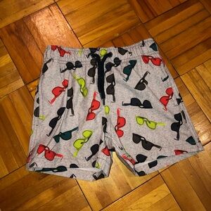Tag Kids Swim Trunks with Sunglasses Print